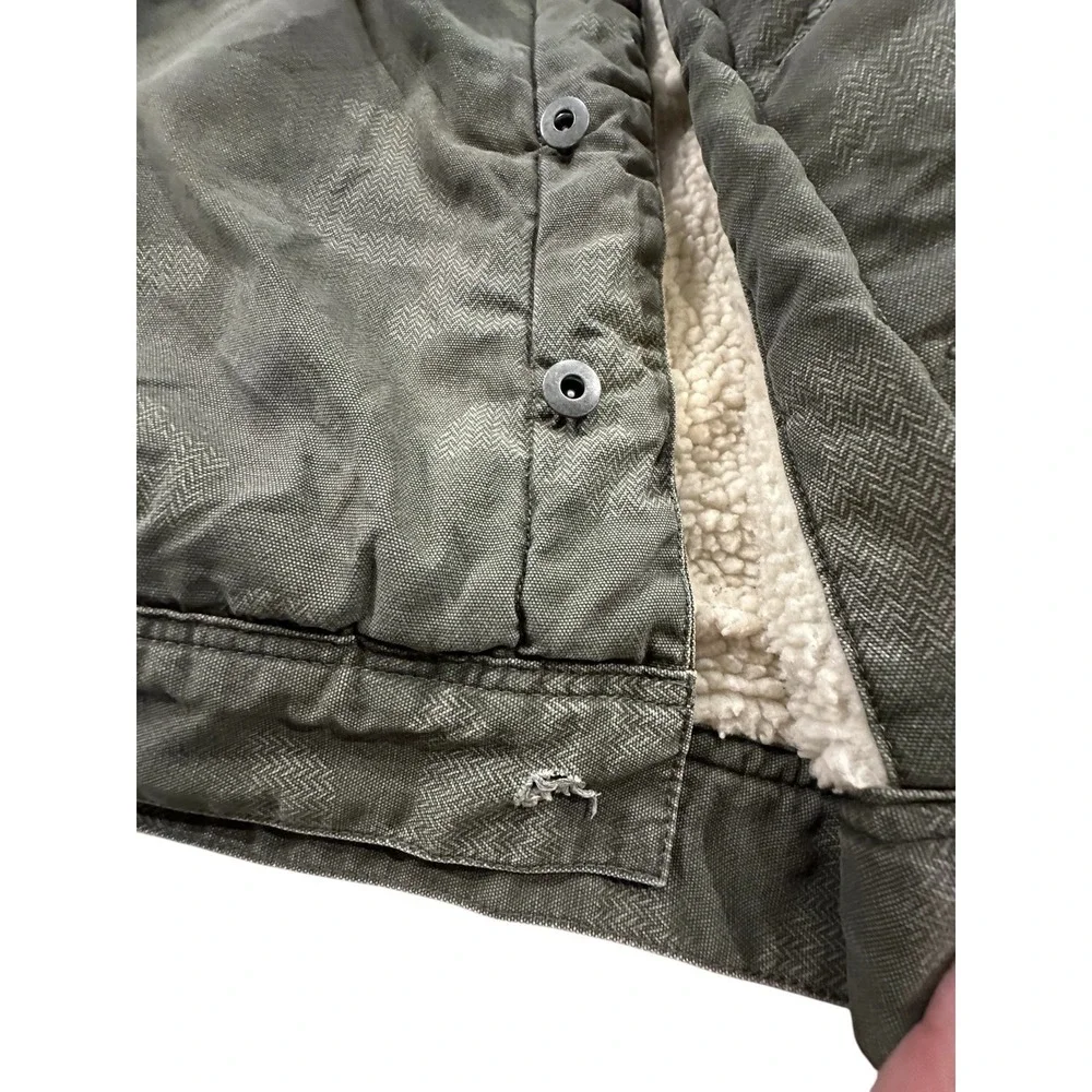 Cat & Jack Jacket Youth Size L (12-14) Green Camo Full Zip Hoodie Fleece‎ Lined